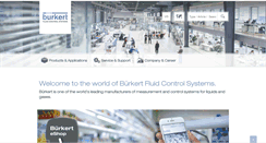 Desktop Screenshot of burkert-usa.com