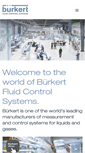 Mobile Screenshot of burkert-usa.com